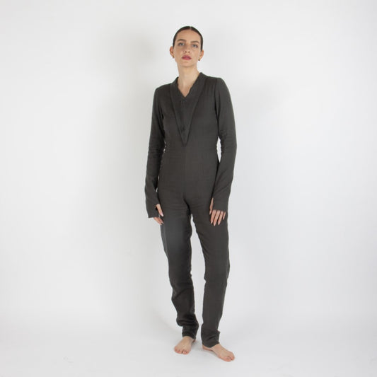 Grey Maristella Pashmina Jumpsuit