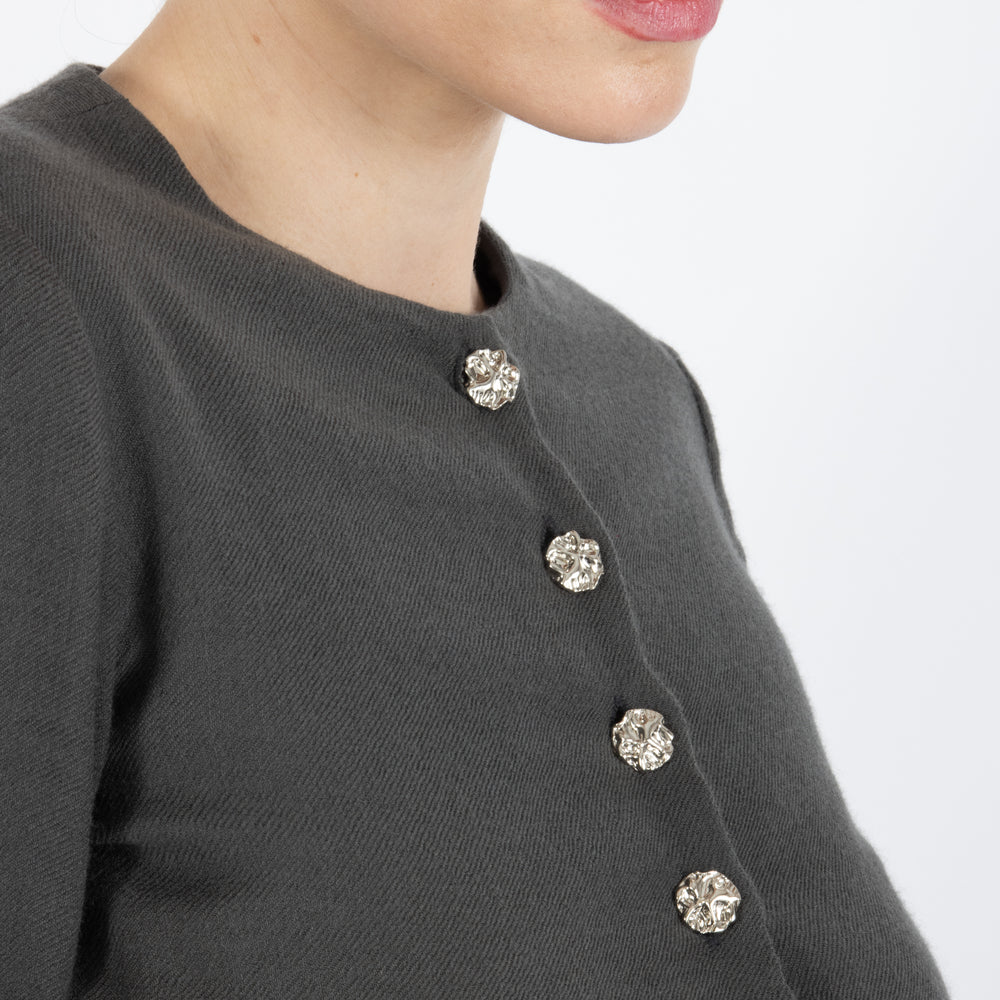 Grey Elysia Pashmina Shirt