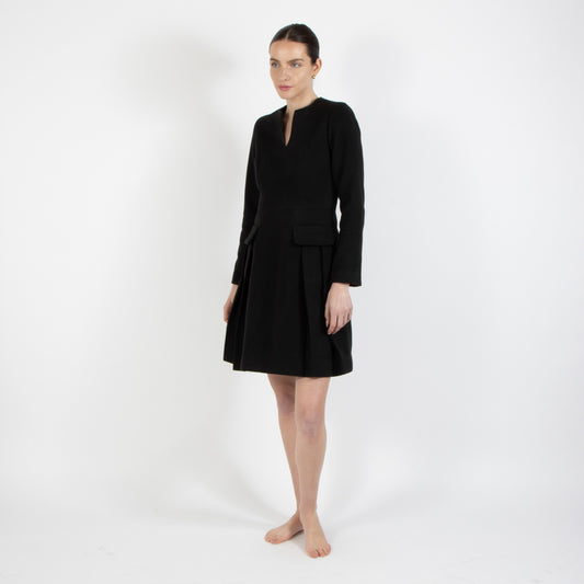 Black Lyla Wool Dress