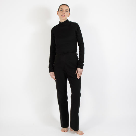 Black Eirena Wool Trouser