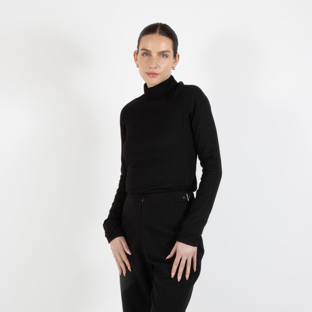 Black Eirena Pashmina Shirt