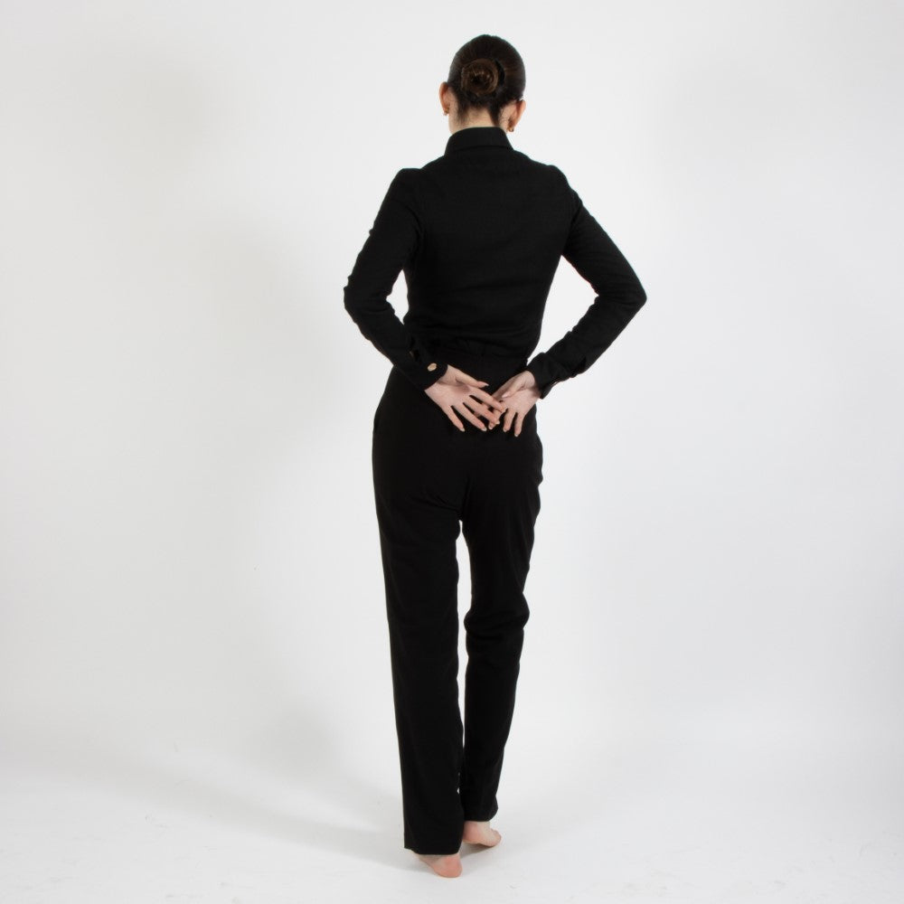 Black Nixie Pashmina Shirt