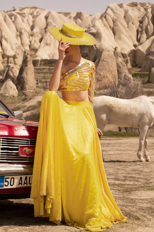 Yellow Skirt Dress