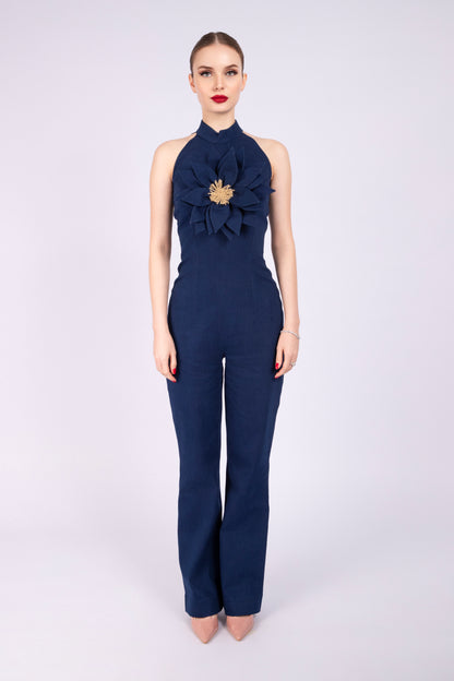 Blue Denim Jumpsuit