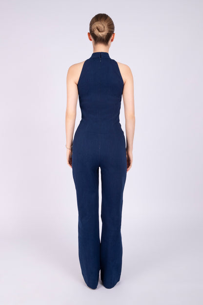 Blue Denim Jumpsuit