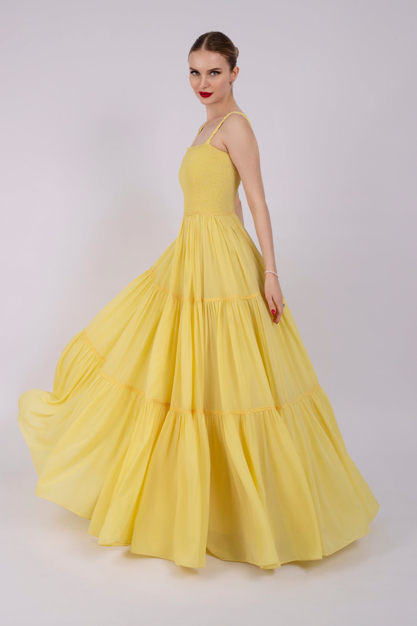 Sunshine Yellow Flow Dress