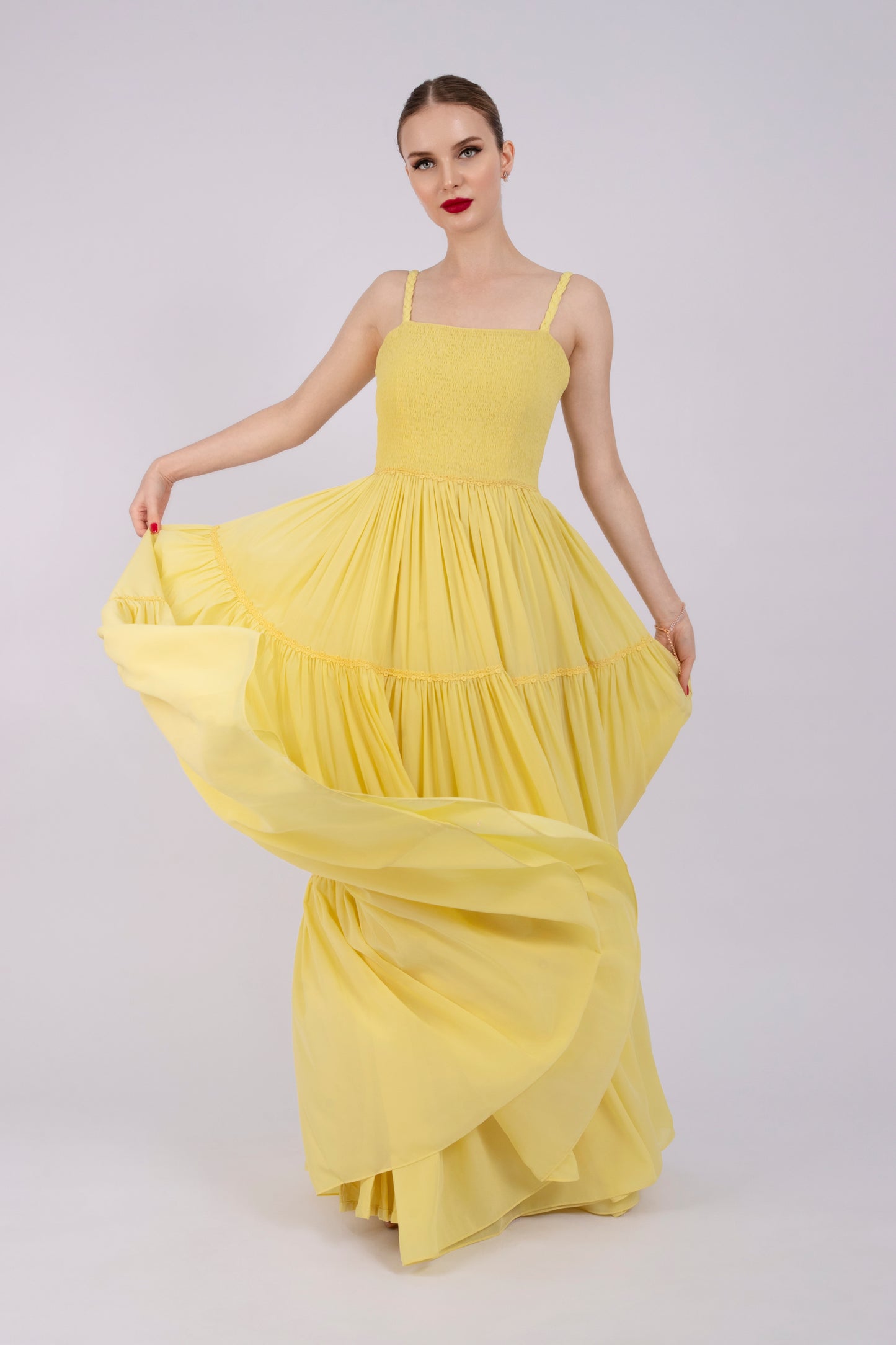 Sunshine Yellow Flow Dress