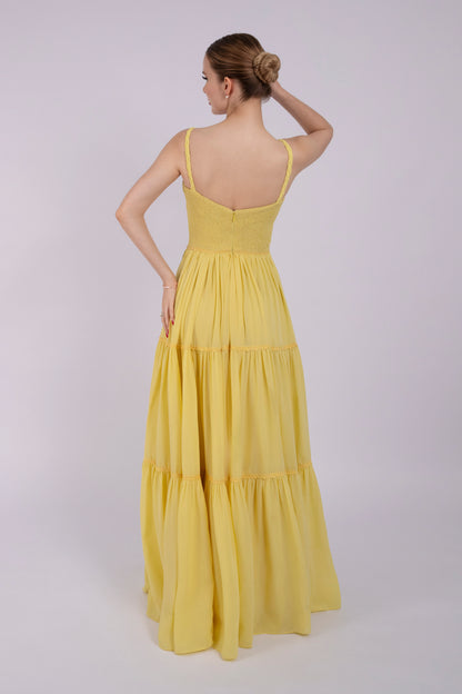 Sunshine Yellow Flow Dress