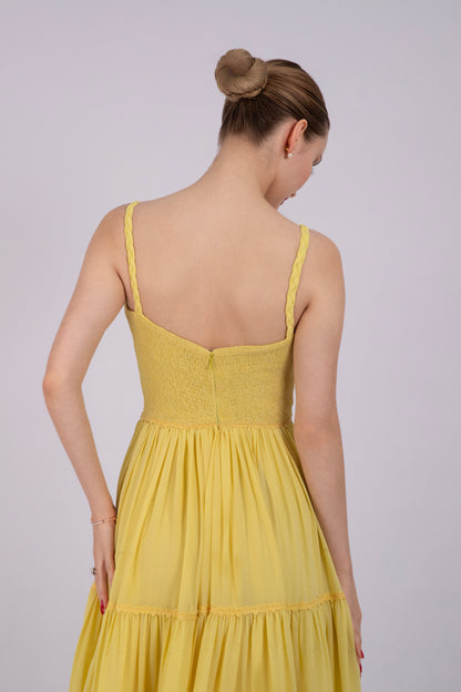 Sunshine Yellow Flow Dress