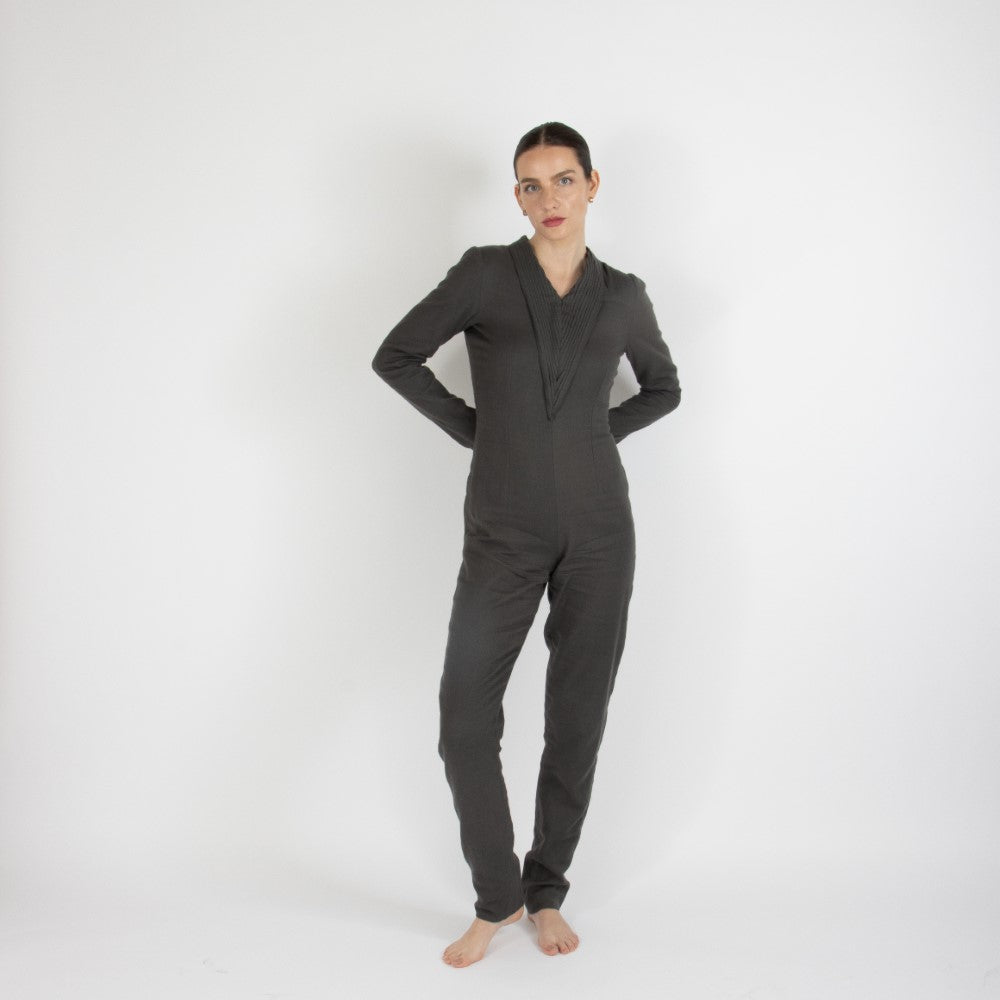 Grey Maristella Pashmina Jumpsuit
