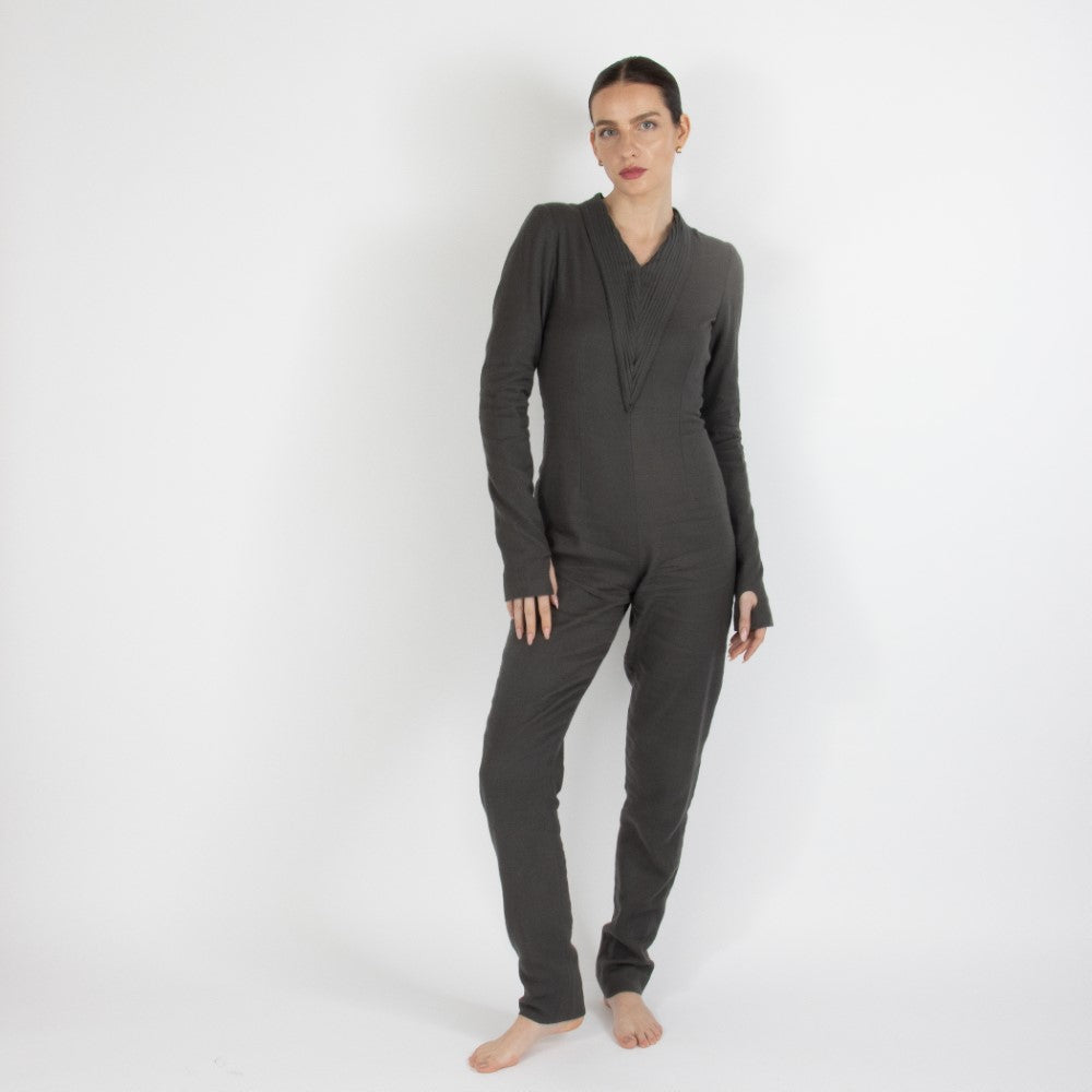 Grey Maristella Pashmina Jumpsuit