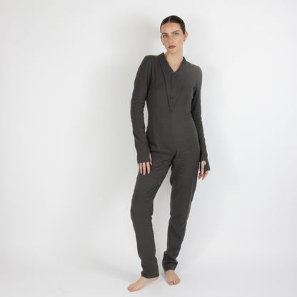 Grey Maristella Pashmina Jumpsuit