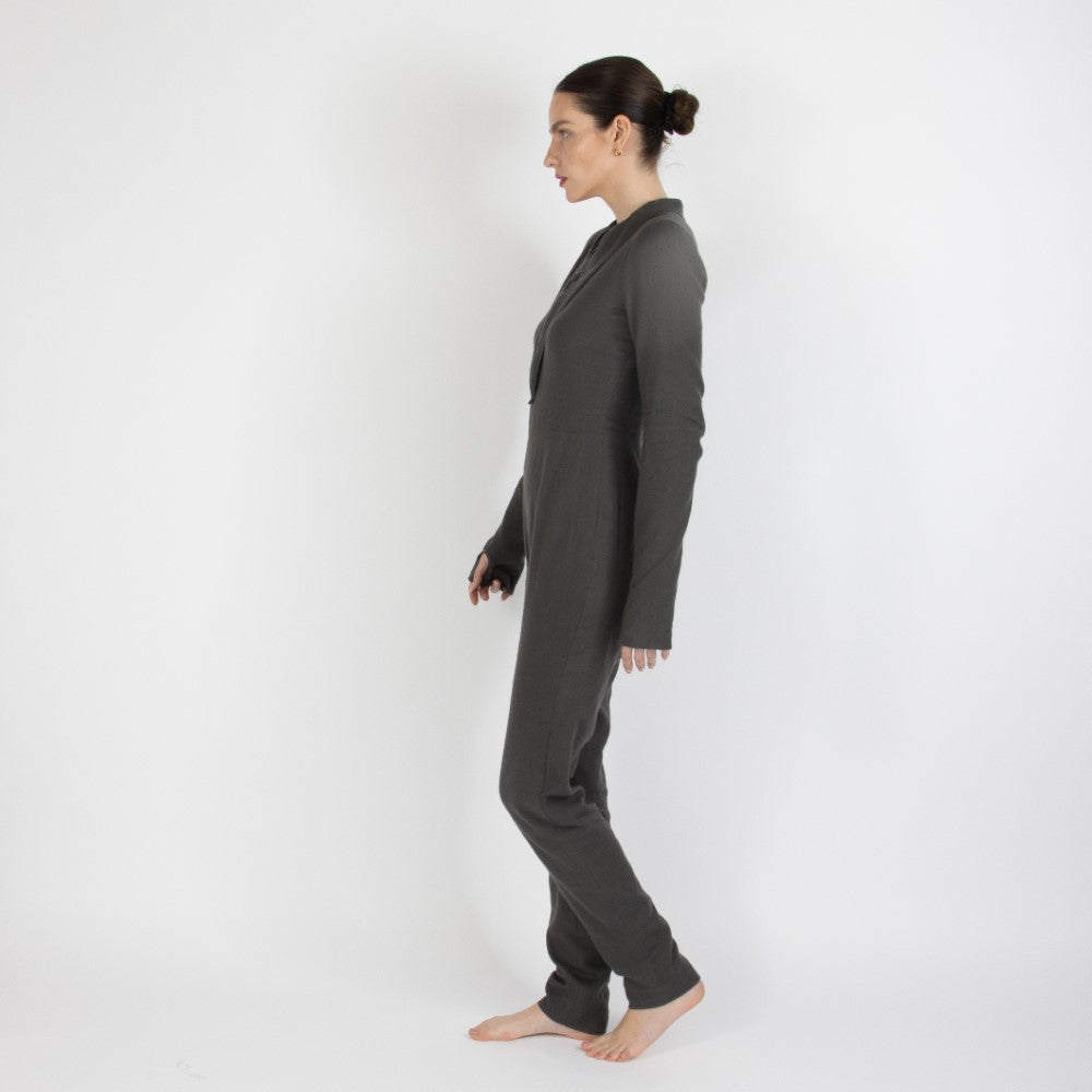 Grey Maristella Pashmina Jumpsuit