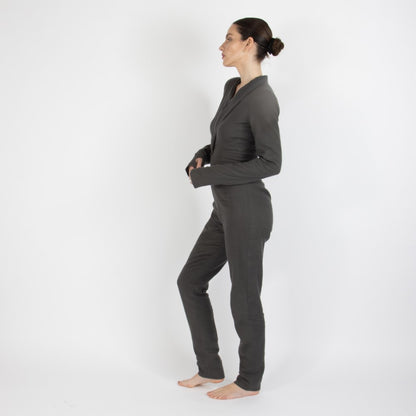 Grey Maristella Pashmina Jumpsuit