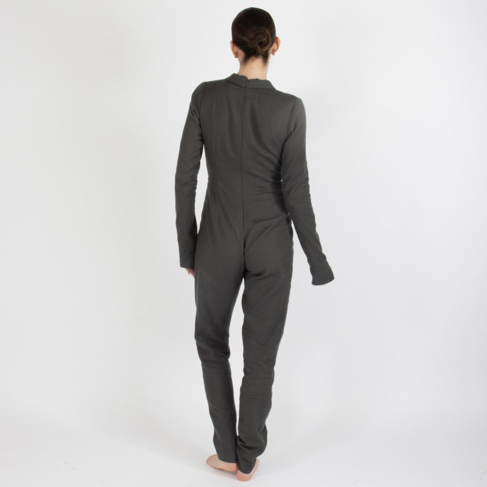 Grey Maristella Pashmina Jumpsuit
