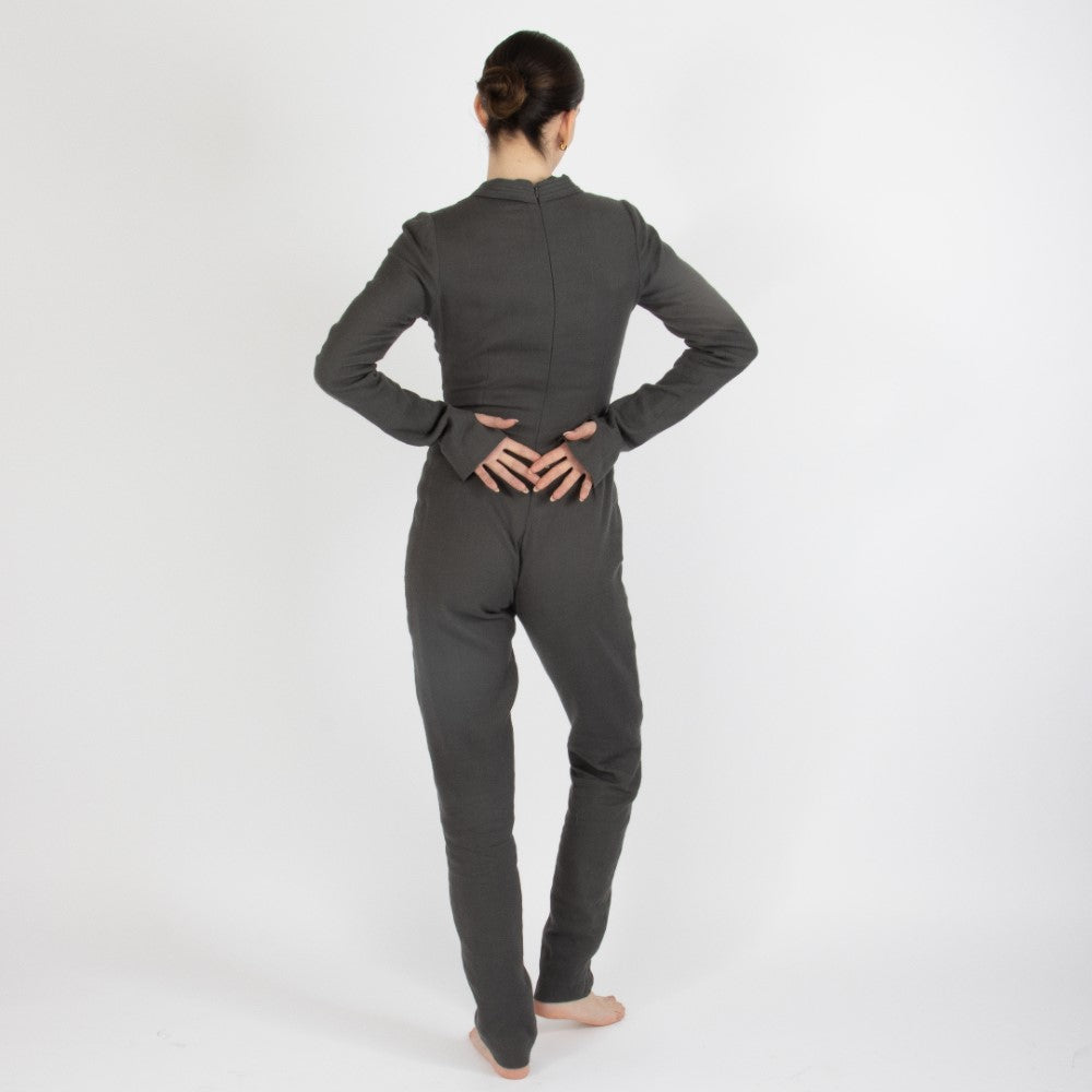 Grey Maristella Pashmina Jumpsuit