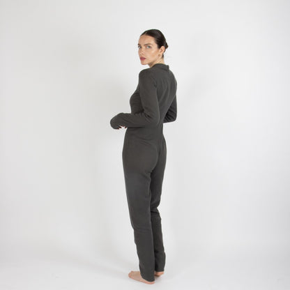 Grey Maristella Pashmina Jumpsuit