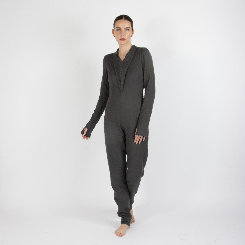 Grey Maristella Pashmina Jumpsuit