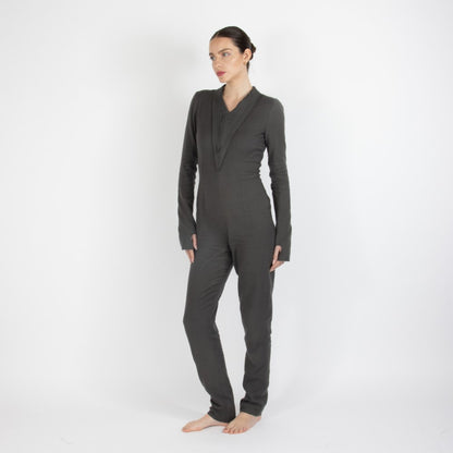 Grey Maristella Pashmina Jumpsuit
