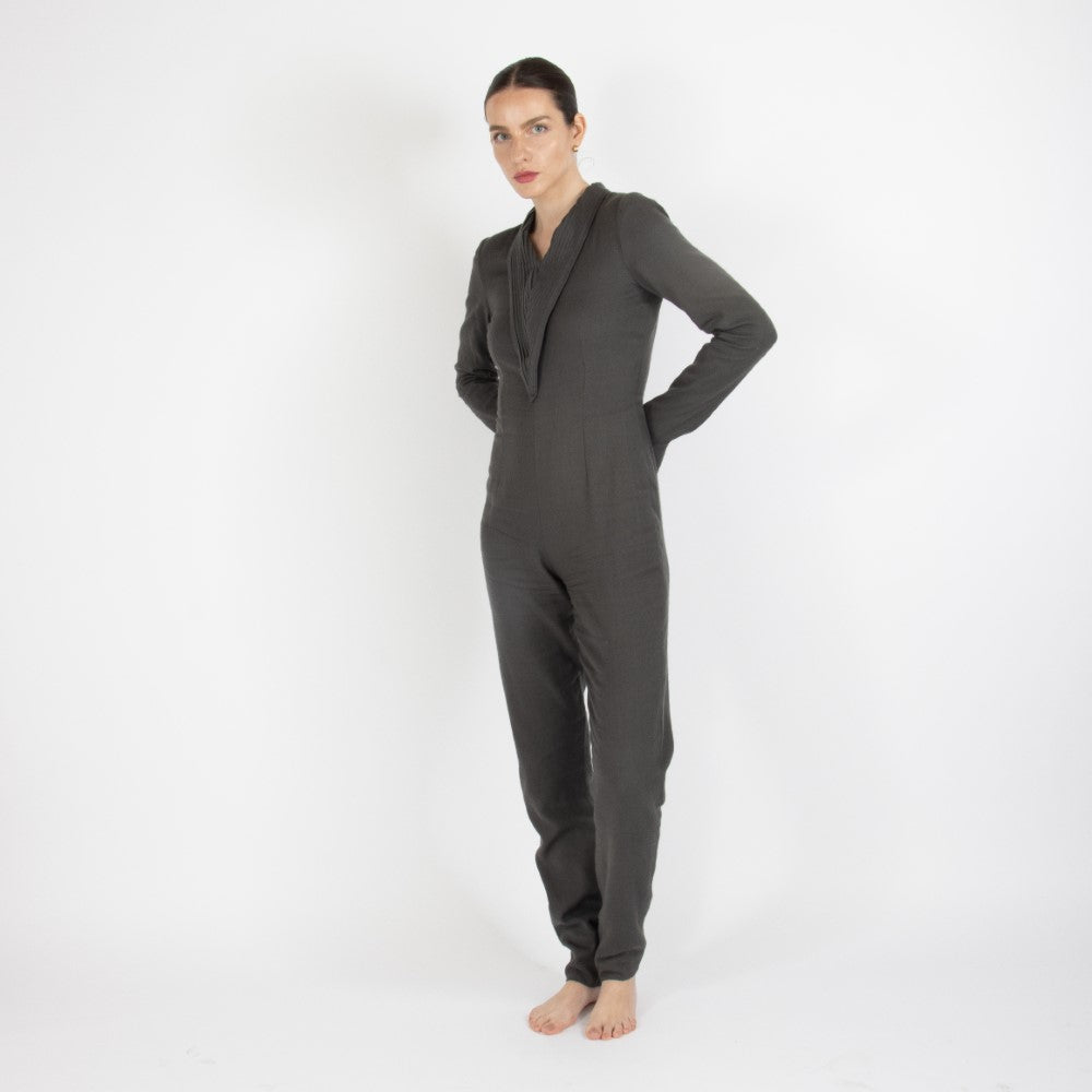 Grey Maristella Pashmina Jumpsuit