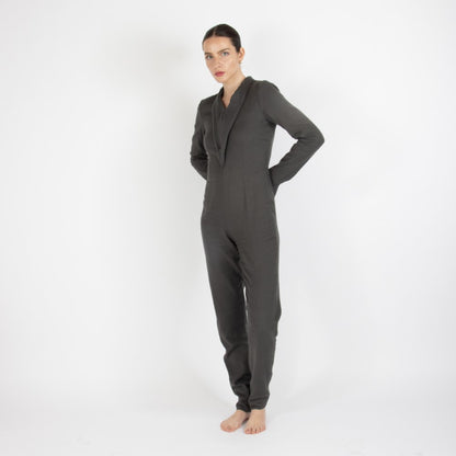 Grey Maristella Pashmina Jumpsuit