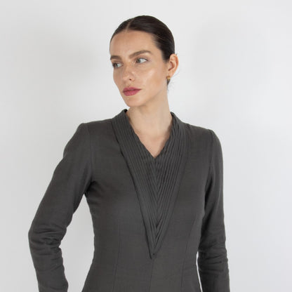 Grey Maristella Pashmina Jumpsuit