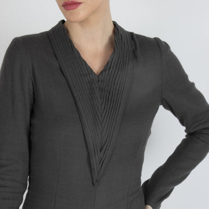 Grey Maristella Pashmina Jumpsuit