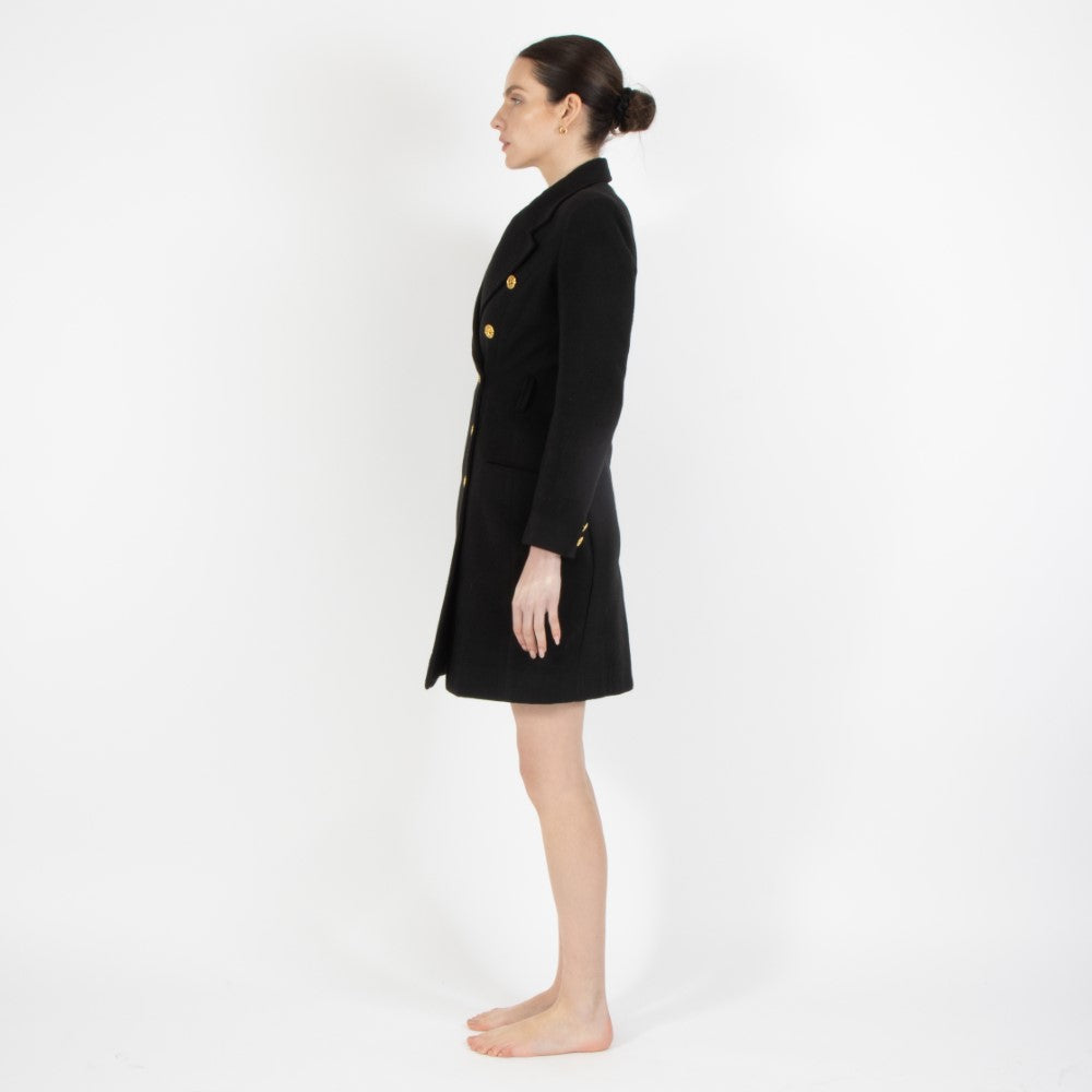 Black Noel Blazer Wool Dress