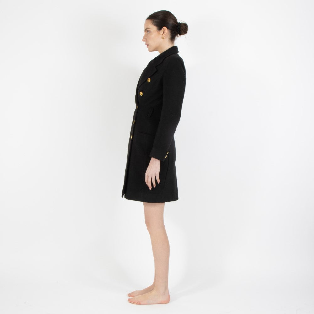 Black Noel Blazer Wool Dress
