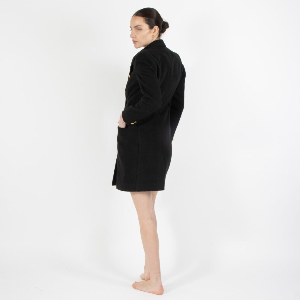 Black Noel Blazer Wool Dress