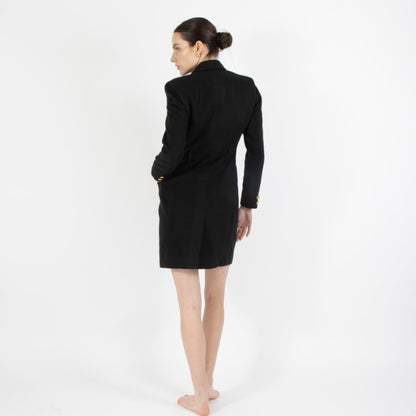 Black Noel Blazer Wool Dress