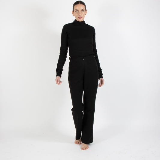 Black Eirena Wool Trouser