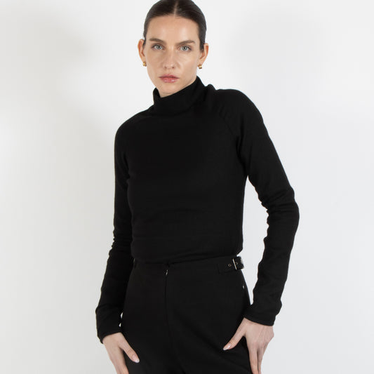 Black Eirena Pashmina Shirt