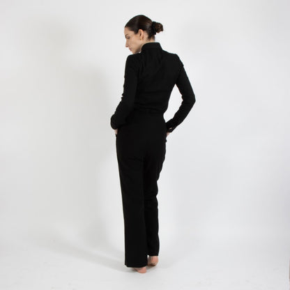 Black Nixie Wool Trouser