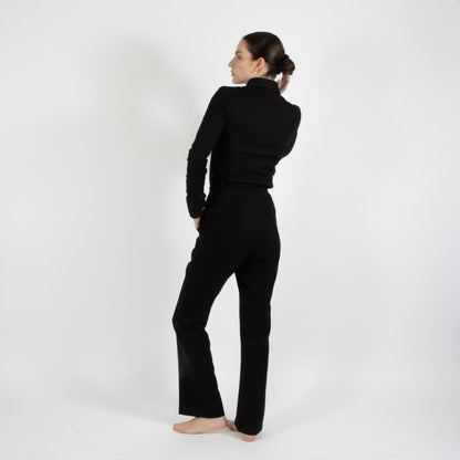 Black Nixie Wool Trouser