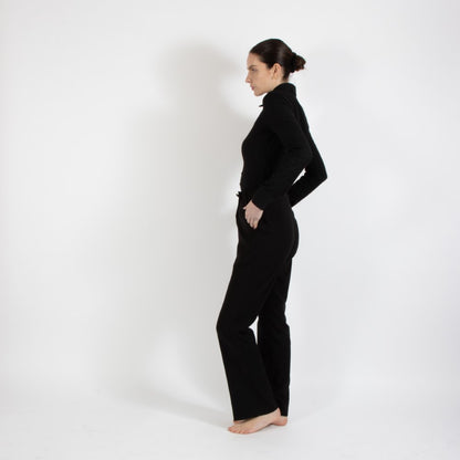 Black Nixie Wool Trouser