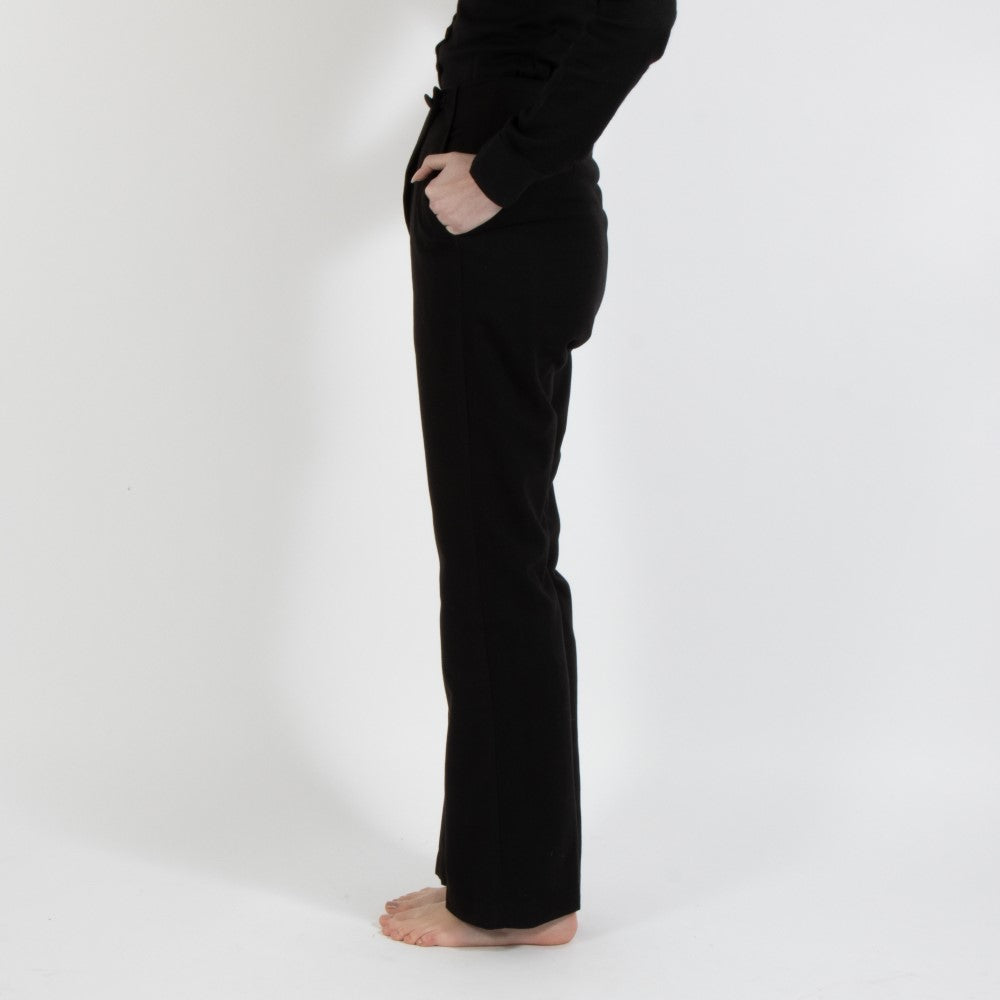 Black Nixie Wool Trouser